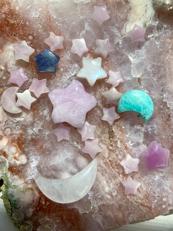 Tiny Kunzite Stars