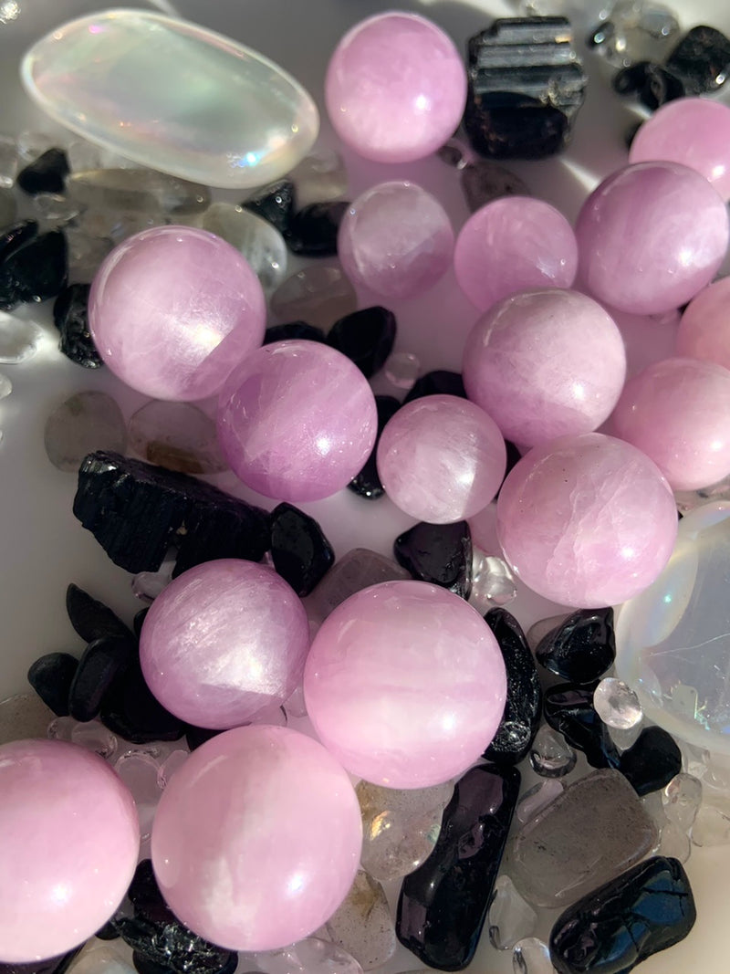 Mini Kunzite Spheres