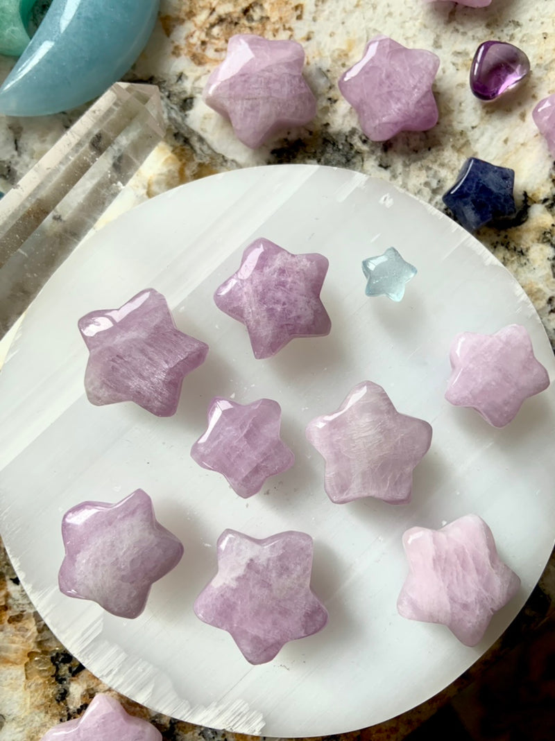 Shimmery Kunzite Stars