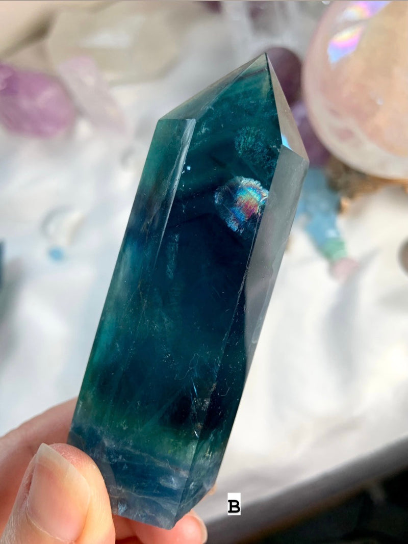 Atlantean Blue FLUORITE TOWERS