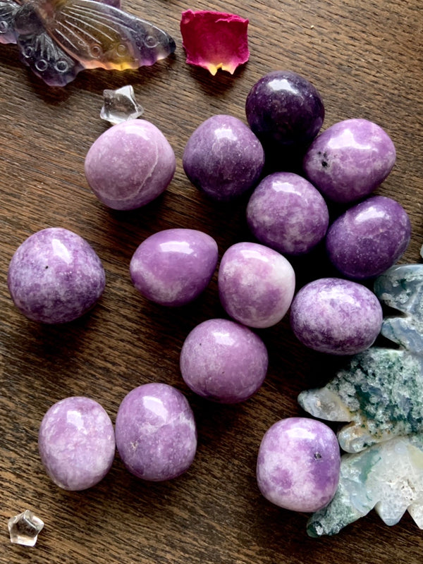 Lepidolite Tumbles