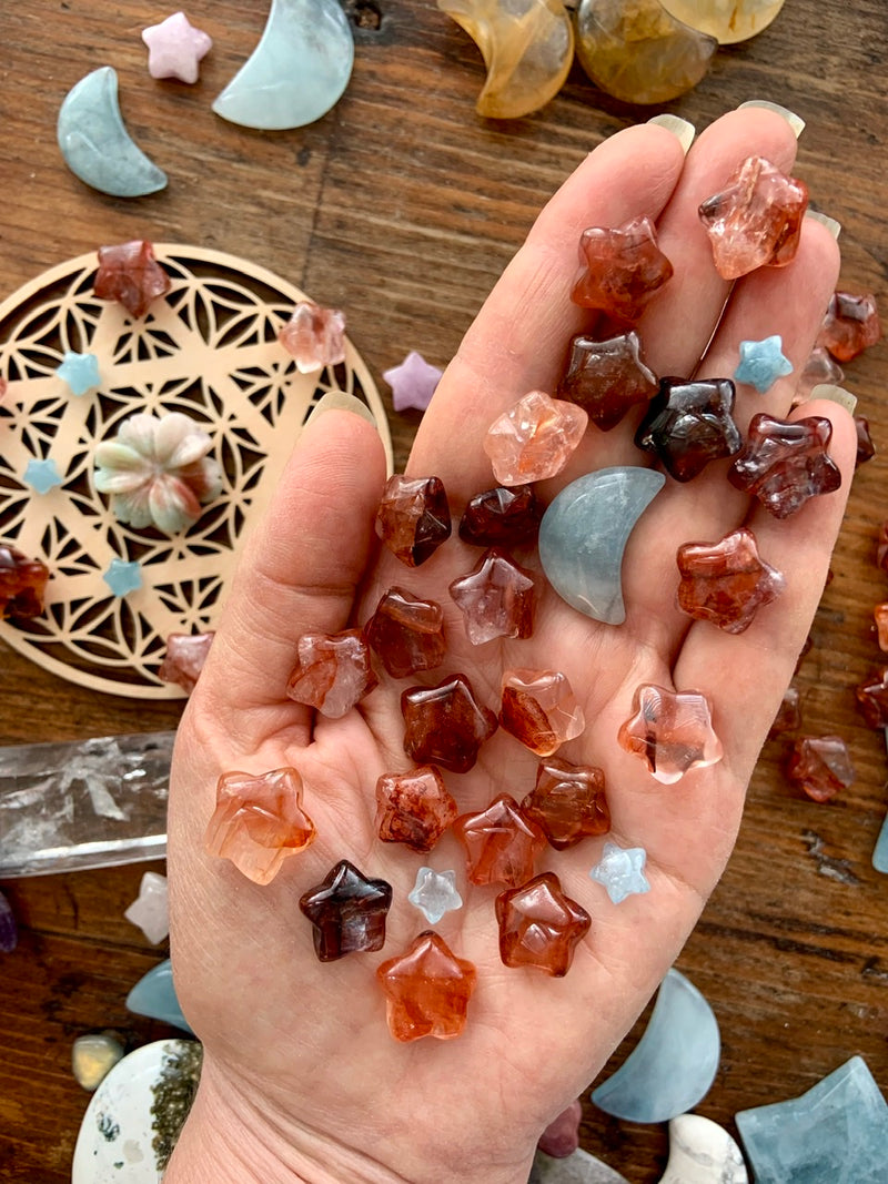 Mini Fire Quartz Stars