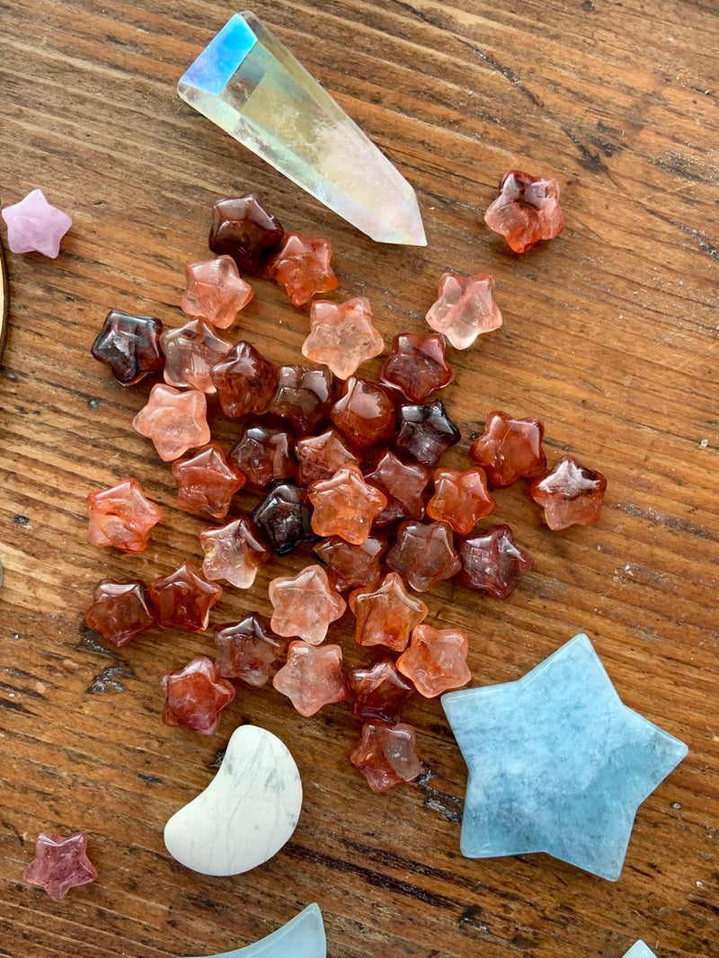 Mini Fire Quartz Stars