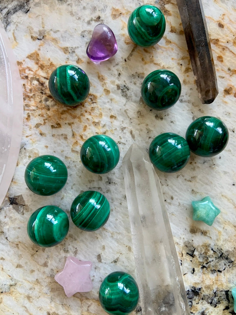 Malachite Mini Spheres