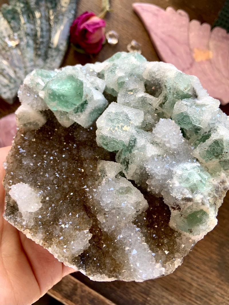 Sugary Cubic Fluorite Specimen