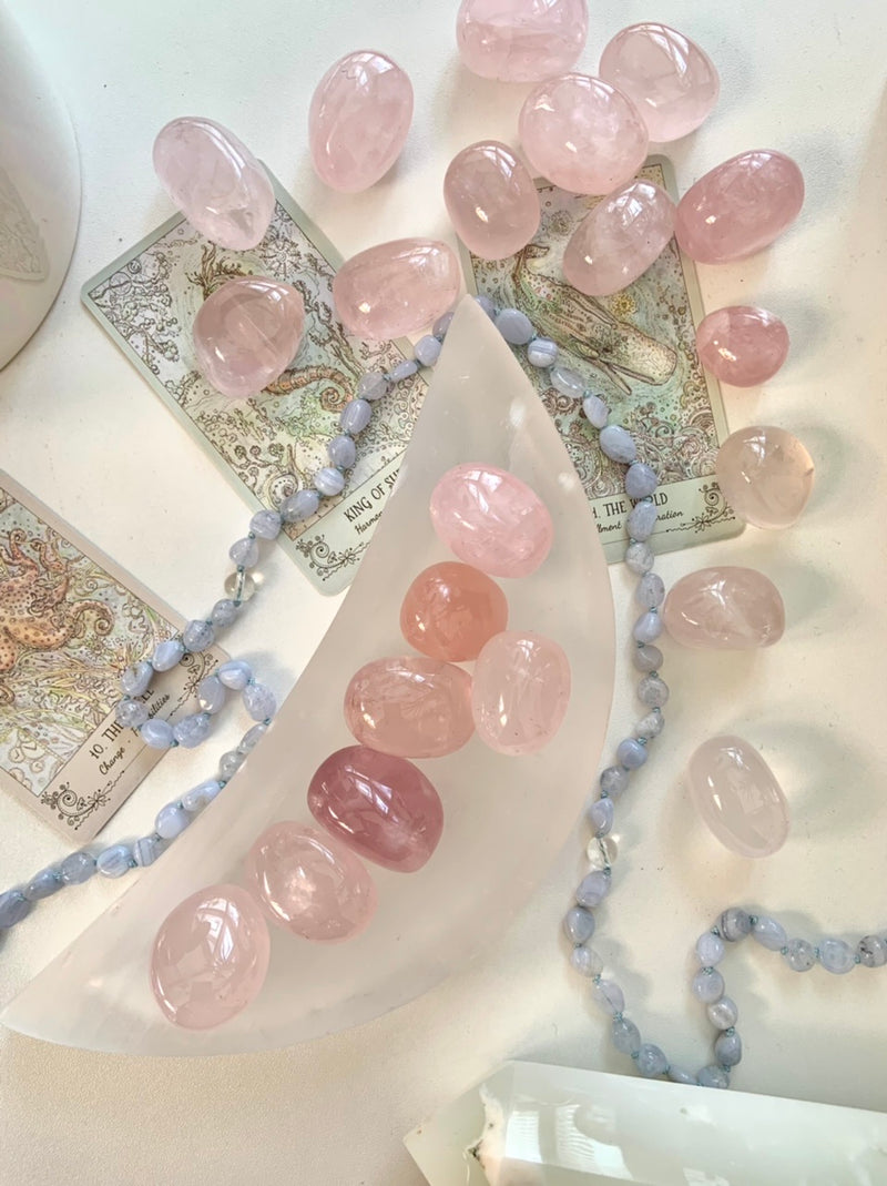 Rose Quartz Tumbles