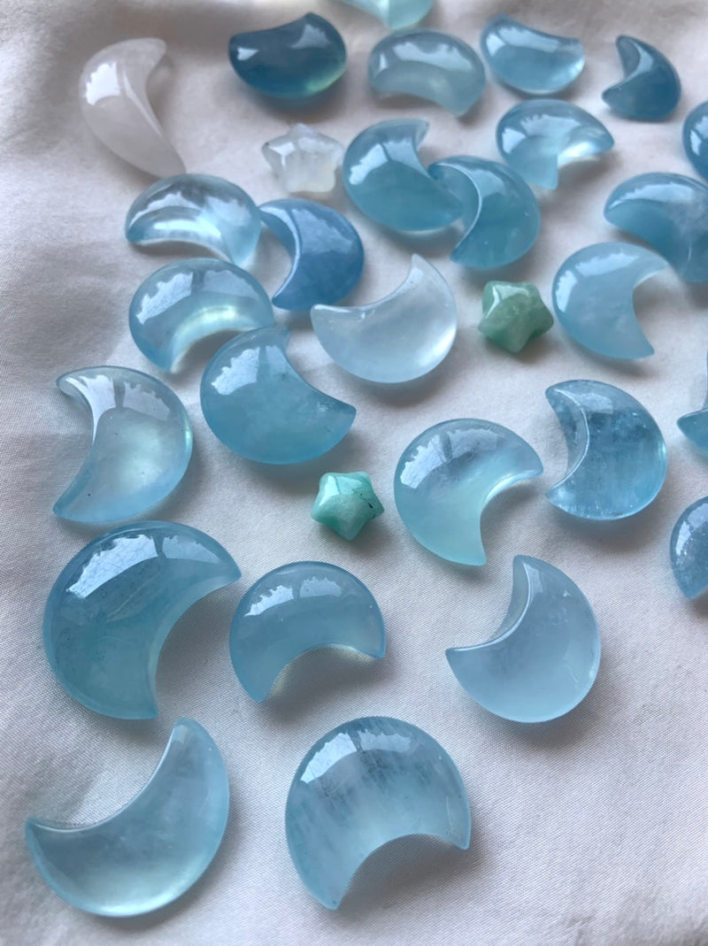 Aquamarine Crystal Moons