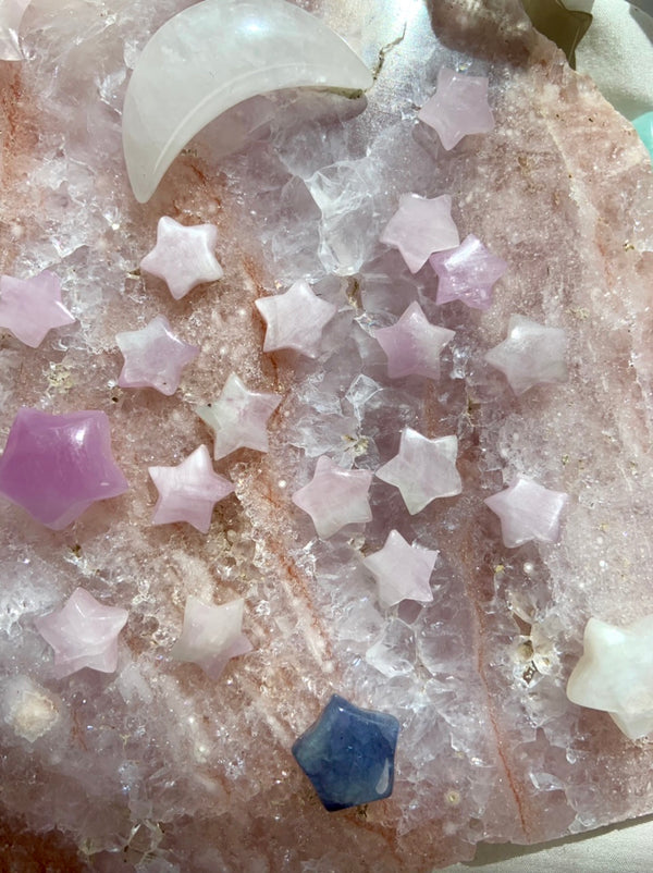 Tiny Kunzite Stars