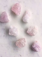 Raw Rose Quartz Crystal Chunks