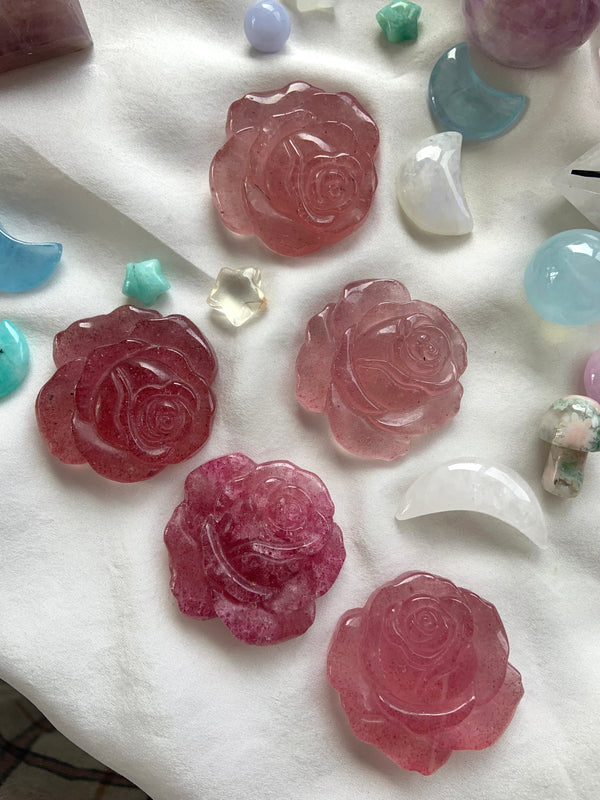 Strawberry Quartz Roses