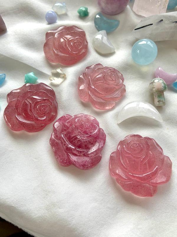 Strawberry Quartz Roses